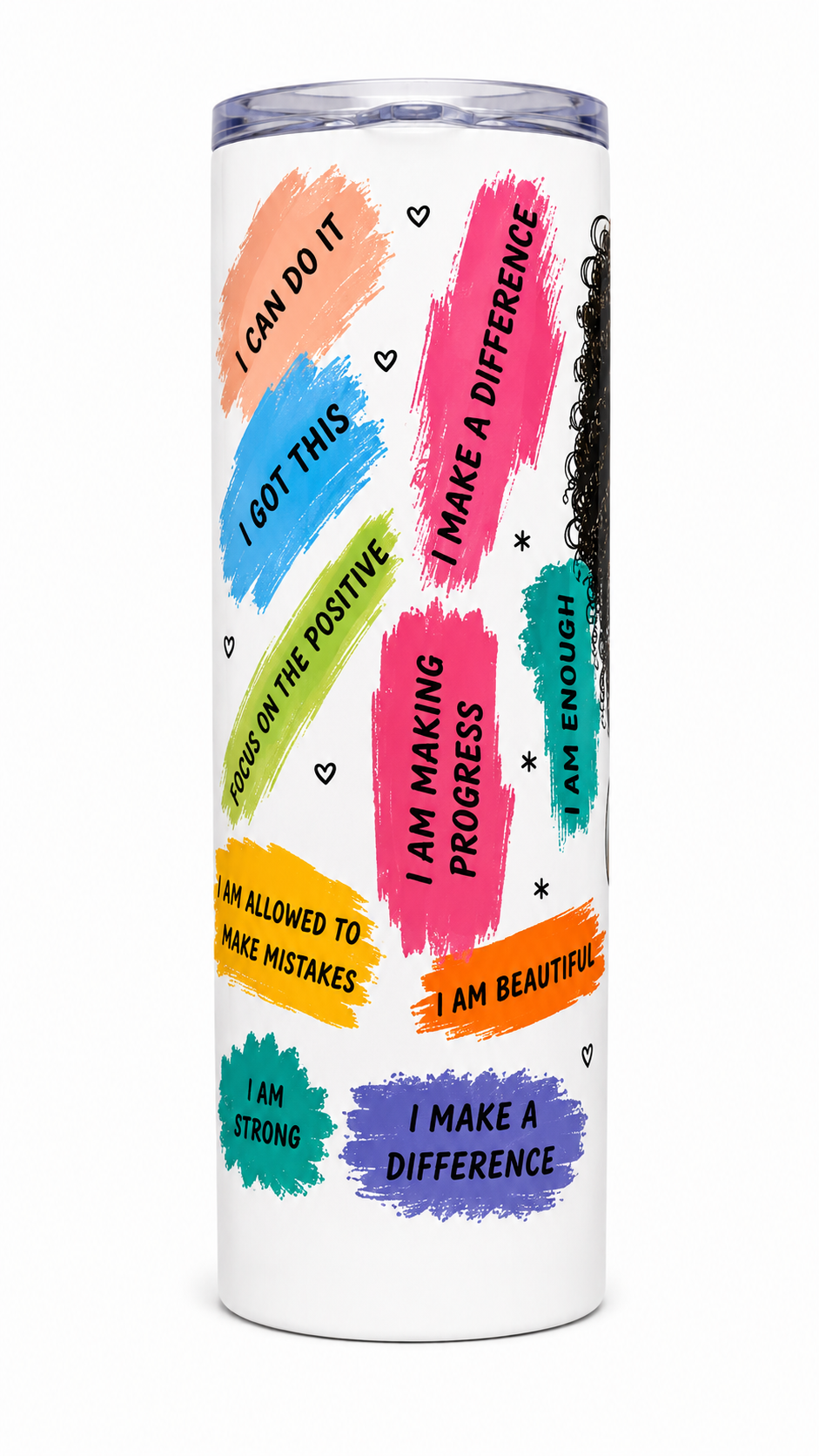 Brushstroke Affirmation Tumbler